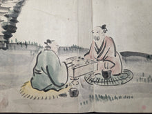 Load image into Gallery viewer, A Late Edo to Early Meiji Period Painting Album, Circa 1840-1870. 24 Double Page Paintings of Beautiful Sumi-E Ink Wash Paintings