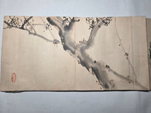 Load image into Gallery viewer, A Late Edo to Early Meiji Period Painting Album, Circa 1840-1870. 24 Double Page Paintings of Beautiful Sumi-E Ink Wash Paintings