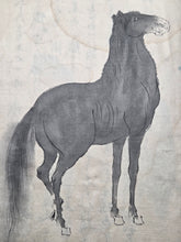 Load image into Gallery viewer, Kayo Hiso Genko (On Training Horses), Circa 1800-1840. A Manuscript Copy of this Work on Horse Breeding, Training, and Nomenclature, with 34 Expertly Reproduced Full Page Illustrations of Horses