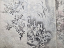 Load image into Gallery viewer, Nomura Bunkyo Shozō Gakō Shasei Gajō (Nomura Bunkyo's Sketchbook), Circa 1868-1875. Early Meiji Sketchbook by a Japanese Painter of the Shijo School, with 46 Full-Page Landscape Sketches and Sumi-E Ink Wash Paintings