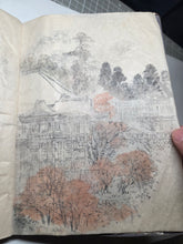 Load image into Gallery viewer, Nomura Bunkyo Shozō Gakō Shasei Gajō (Nomura Bunkyo's Sketchbook), Circa 1868-1875. Early Meiji Sketchbook by a Japanese Painter of the Shijo School, with 100 Full-Page Landscape Sketches and Sumi-E Ink Wash Paintings