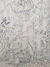 Load image into Gallery viewer, A Nanga Sketchbook, Circa 1870-1900. Sixteen Double Pages of Numerous Southern School Ink Landscapes, Floral Gatherings, and Poetical Calligraphy