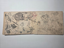 Load image into Gallery viewer, A Literati Artist’s Sketch Book, Circa 1800-1840. 27 Pages with Countless Sketches in Ink and Color, With Pasted in Examples