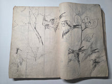 Load image into Gallery viewer, Shugacho (Painting Practice), Circa 1840-1870. Manuscript Sketchbook by a Japanese Painter of the Late Edo to Early Meiji Period. Hundreds of Copied Illustrations and Original Subjects, including Reproductions from Hokusai’s Manga