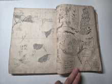 Load image into Gallery viewer, Shugacho (Painting Practice), Circa 1840-1870. Manuscript Sketchbook by a Japanese Painter of the Late Edo to Early Meiji Period. Hundreds of Copied Illustrations and Original Subjects, including Reproductions from Hokusai’s Manga