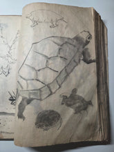Load image into Gallery viewer, Shugacho (Painting Practice), Circa 1840-1870. Manuscript Sketchbook by a Japanese Painter of the Late Edo to Early Meiji Period. Hundreds of Copied Illustrations and Original Subjects, including Reproductions from Hokusai’s Manga