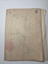 Load image into Gallery viewer, A Painting Sketchbook of Sumi-E Sketches, 19th Century With 55 Full Page Sumi-E Ink Wash Paintings of Flowers and Branches