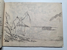 Load image into Gallery viewer, Jinshin Kagan, 1872. A Collection of Three Manuscript Sketchbooks of Paintings by Literati Students of the Nanga or Southern Schools, with Additional Watercolor and Other Examples