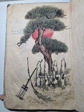 Load image into Gallery viewer, The Manuscript Painting Book of Noguchi Shosai, Circa 1840-1870. Manuscript Sketchbook of Paintings by a Japanese Painter of the Late Edo to Early Meiji Period. Hundreds of Skilled, Copied Illustrations and Original Subjects