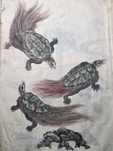 Load image into Gallery viewer, The Manuscript Painting Book of Noguchi Shosai, Circa 1840-1870. Manuscript Sketchbook of Paintings by a Japanese Painter of the Late Edo to Early Meiji Period. Hundreds of Skilled, Copied Illustrations and Original Subjects