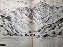 Load image into Gallery viewer, The Travel Diary of Kimura Hyakuboku, 1929, Volume 13. Travel Diary of the Tosa School and Watercolor Artist, With Nearly 300 Pages of Detailed Sketches, Ink and Wash, and Watercolor Paintings