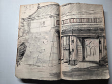 Load image into Gallery viewer, The Travel Diary of Kimura Hyakuboku, 1929, Volume 13. Travel Diary of the Tosa School and Watercolor Artist, With Nearly 300 Pages of Detailed Sketches, Ink and Wash, and Watercolor Paintings