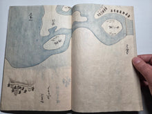 Load image into Gallery viewer, San'yō kaijō Zenzu ten-chi Setonaikai Zensansatsu Meijigonen (Complete Atlas of the San'yō Region Seas: Heaven, Pond, and Seto Inland Sea), 1872. 146 Hand Drawn and Colored Full-Page Illustrations of Islands, Castles, and the Sea