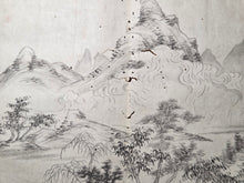 Load image into Gallery viewer, Rigyotomocho (Li Xiaodong's Calligraphy Style), Circa 1850-1890. A Beautiful Album of 20 Double Paged Ink and Wash Paintings in the Southern School Style, with a Calligraphy Forward by the Former chief retainer of the Hikone domain