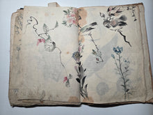 Load image into Gallery viewer, A Literati Artist’s Sketch Book, Circa 1800-1840. 56 Pages of Heavily Detailed Ink Wash Drawings, with Pasted and Tipped in Pieces. Many Pages on Birds and Ornithology
