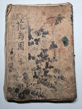 Load image into Gallery viewer, Kacho-en-do Hon? (Flower and Bird Gardens), Circa 1800-1840. Over 100 Pages of Heavily Detailed Ink Wash Drawings, with Pasted and Tipped in Bonus Examples. Landscapes, Animals, Floral Gatherings and Much More