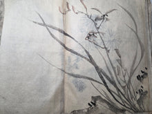 Load image into Gallery viewer, Kacho-en-do Hon? (Flower and Bird Gardens), Circa 1800-1840. Over 100 Pages of Heavily Detailed Ink Wash Drawings, with Pasted and Tipped in Bonus Examples. Landscapes, Animals, Floral Gatherings and Much More
