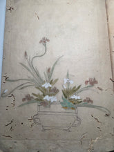 Load image into Gallery viewer, Shinsen Heika Zui (New Selection of Illustrated Flower Arrangement), Circa 1750-1800. A Mid to Late Edo Period Manuscript Copy of Yamanaka’s Work on Ikebana School of Flower Arrangment, with 100 Hand Painted, Full-Page Illustrations