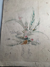 Load image into Gallery viewer, Shinsen Heika Zui (New Selection of Illustrated Flower Arrangement), Circa 1750-1800. A Mid to Late Edo Period Manuscript Copy of Yamanaka’s Work on Ikebana School of Flower Arrangment, with 100 Hand Painted, Full-Page Illustrations