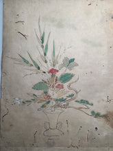 Load image into Gallery viewer, Shinsen Heika Zui (New Selection of Illustrated Flower Arrangement), Circa 1750-1800. A Mid to Late Edo Period Manuscript Copy of Yamanaka’s Work on Ikebana School of Flower Arrangment, with 100 Hand Painted, Full-Page Illustrations