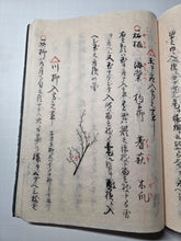 Load image into Gallery viewer, Misho-ryu Ikebana no Maki (The Misho-ryu School of Flower Arrangement), 1826 (Late Edo Period). Illustrated Manuscript on Flower Arrangement, With Detailed Instructions and Visual Aids. Accompanied With Four Possible Kishōmon Letters