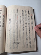 Load image into Gallery viewer, Misho-ryu Ikebana no Maki (The Misho-ryu School of Flower Arrangement), 1826 (Late Edo Period). Illustrated Manuscript on Flower Arrangement, With Detailed Instructions and Visual Aids. Accompanied With Four Possible Kishōmon Letters