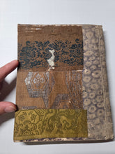 Load image into Gallery viewer, Ehon Tsūhōshi (The Book of Treasures), 1780. Volumes 2-3, 5 Part 2; Bound With; Gatentsuukou (A Study of the Painting Book), 1727. Dozens of Beautiful Woodblock Illustrations, and in a Brocade Repaired Binding