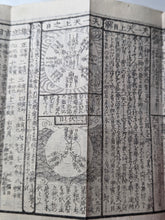 Load image into Gallery viewer, Wakan Nenrekisen (Japanese and Chinese Yearly Calendar), 1849. A Yearly Almanac Complete with Edo Events, Astronomical and Divination Charts, Emperor Reigns, and Maps of Japan and China