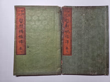 Load image into Gallery viewer, Ōshū shōsetsu Tetsu Retsu kafuku Tan maki nana (A European Novel: The Tale of the Vicissitudes of Telemaque), 1879. Volumes 1 and 5 of 8. With Ten Full Page Woodblock Illustrations