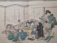 Load image into Gallery viewer, Kyosai Hyakki Gadan (Kyosai's Pictures of One Hundred Demons), 1895. The Third Printed Edition of this Night Parade of Demons, with 50 Woodblock Illustrations in Color