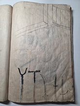 Load image into Gallery viewer, Ezo Shi ("Ezo Gazeteer"), 1783. An Extremely Early Manuscript Copy containing Hakuseki’s Publication about the Ainu People and Ezochi, with An Additionally Bound in Handscroll of Text and 25 Pages of Original Hand Colored Illustrations