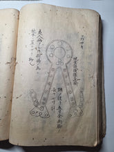 Load image into Gallery viewer, Sangoku Tsuran Zusetsu (An Illustrated Description of Three Countries), Dated Tenmei 5 (1785), Circa 1786-1830. An Early Manuscript Edition, Faithfully Copying the Text Format and Illustrations. With 30 Pages of Illustrations. Wormed Covers