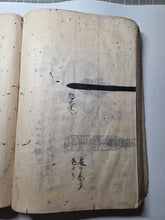 Load image into Gallery viewer, Sangoku Tsuran Zusetsu (An Illustrated Description of Three Countries), Dated Tenmei 5 (1785), Circa 1786-1830. An Early Manuscript Edition, Faithfully Copying the Text Format and Illustrations. With 30 Pages of Illustrations. Wormed Covers
