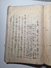 Load image into Gallery viewer, Sangoku Tsuran Zusetsu (An Illustrated Description of Three Countries), Dated Tenmei 5 (1785), Circa 1786-1830. An Early Manuscript Edition, Faithfully Copying the Text Format and Illustrations. With 30 Pages of Illustrations. Wormed Covers