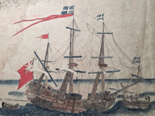 Load image into Gallery viewer, A Rare, Handwritten and Painted Black Ship Scroll in Book Format, Inscribed Fall 1853. Commodore Perry’s First Expedition to Japan, Dated to the same Year. With 15 Large Paintings Depicting the Arrival of the Black Ship and More