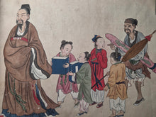 Load image into Gallery viewer, A Rare, Handwritten and Painted Black Ship Scroll in Book Format, Inscribed Fall 1853. Commodore Perry’s First Expedition to Japan, Dated to the same Year. With 15 Large Paintings Depicting the Arrival of the Black Ship and More