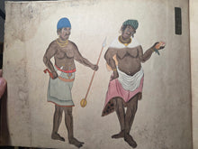 Load image into Gallery viewer, A Rare, Handwritten and Painted Black Ship Scroll in Book Format, Inscribed Fall 1853. Commodore Perry’s First Expedition to Japan, Dated to the same Year. With 15 Large Paintings Depicting the Arrival of the Black Ship and More