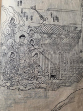 Load image into Gallery viewer, Taima Mandala Sougensho (A Commentary on the Taima Mandala), 1772. With a Heavily Illustrated Seventh Volume. Seven Volumes