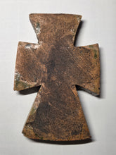 Load image into Gallery viewer, The Crucifixion as an Oribe-yaki Statue, Circa 1573- 1637. An Extraordinarily Rare Kakure Kirishitan Statue of the Crucifixion, Produced by Early Pottery and Glaze Methods. Likely Pre-Dating the Tokugawa Period of Persecution