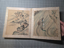 Load image into Gallery viewer, An Exemplary Silk Painting Album of Three Kano-School and Associated Artists, Circa 1670-1850. 30 Magnificent Silk Paintings of Vivid Detail and Color, with Heavily Detailed Bird Paintings