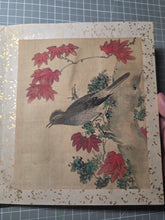 Load image into Gallery viewer, An Exemplary Silk Painting Album of Three Kano-School and Associated Artists, Circa 1670-1850. 30 Magnificent Silk Paintings of Vivid Detail and Color, with Heavily Detailed Bird Paintings
