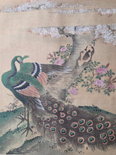 Load image into Gallery viewer, An Exemplary Silk Painting Album of Three Kano-School and Associated Artists, Circa 1670-1850. 30 Magnificent Silk Paintings of Vivid Detail and Color, with Heavily Detailed Bird Paintings
