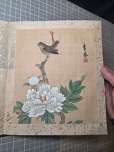 Load image into Gallery viewer, An Exemplary Silk Painting Album of Three Kano-School and Associated Artists, Circa 1670-1850. 30 Magnificent Silk Paintings of Vivid Detail and Color, with Heavily Detailed Bird Paintings