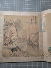 Load image into Gallery viewer, An Exemplary Silk Painting Album of Three Kano-School and Associated Artists, Circa 1670-1850. 30 Magnificent Silk Paintings of Vivid Detail and Color, with Heavily Detailed Bird Paintings