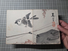 Load image into Gallery viewer, A Compiled Painting Album of Different Osaka Artists, Assembled Circa 1950. Compiled works from the Meiji to Showa Periods (Circa 1900-1950), with 13 Double Paged Paintings including Ink Wash Examples, and 1 Double Page of Fine Calligraphy