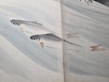Load image into Gallery viewer, A Compiled Painting Album of Different Osaka Artists, Assembled Circa 1950. Compiled works from the Meiji to Showa Periods (Circa 1900-1950), with 13 Double Paged Paintings including Ink Wash Examples, and 1 Double Page of Fine Calligraphy