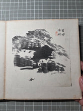 Load image into Gallery viewer, A Late Edo to Early Meiji Period Painting Album, Circa 1870-1900. 44 Pages of Ink Wash Paintings and 3 Pages of Calligraphy
