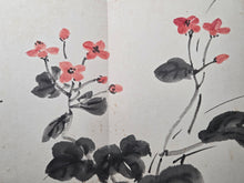 Load image into Gallery viewer, A Compiled Painting Album of Different Artists, Circa 1920-1950, with 19 Pages of Ink Wash Paintings Including a Trio of Mountains and Soft Eyed Daruma, and 6 Pages of Fine Calligraphy
