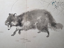 Load image into Gallery viewer, Hiikkabokurin (Brush Blossoms and Ink Woods), Circa 1900-1940. Painting Album of Animals, Landscapes, and Objects, Twelve Double Paged Paintings