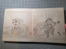 Load image into Gallery viewer, A Compiled Painting and Calligraphy Album of Different Artists, Circa 1840-1900. 46 Beautiful Paintings (34 Full Page) in Various Styles, and 3 Pages of Calligraphy